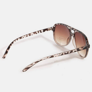Retro Gradient Pilot Style Sunglasses