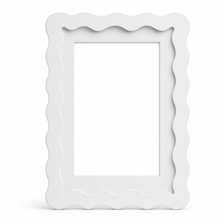 Wavy-Edge Glass Photo Frame