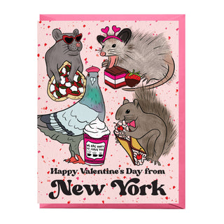 NYC Animal Valentine's Day Card