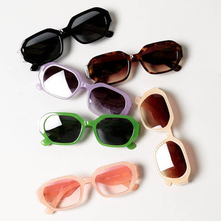 Women's Hexagonal Frame Sunglasses