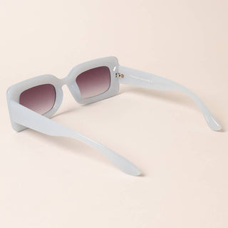 Women's Bold Rectangular Pastel Sunglasses