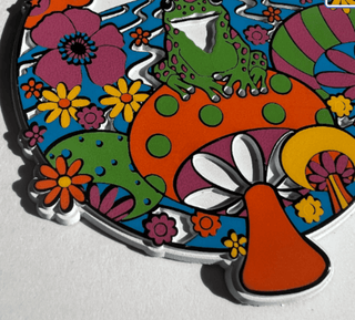 Happy Frog Rubber Magnet