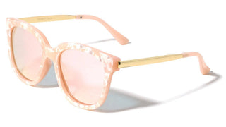 Retro Flat Lens Sunglasses