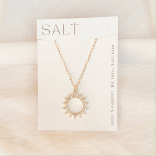 Sunburst Gold Necklace