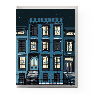 Hanukkah Brownstone Card