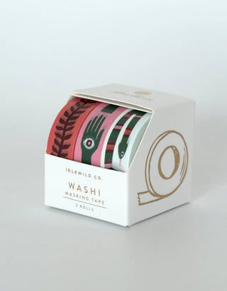 Folk Art Print Washi Tape Set
