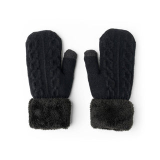 Cozy Cable Knit Mittens