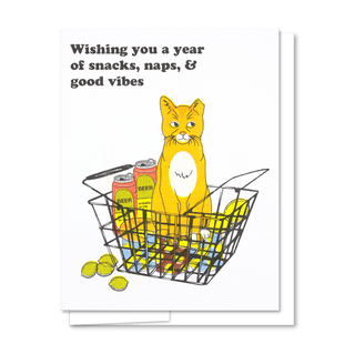 Good Vibes Birthday Greeting Card