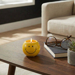 Smiley Face Scented Candle