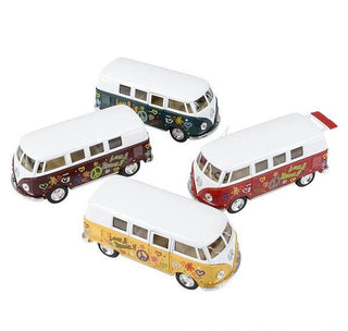 VW Flower Power Bus Pullback Toy