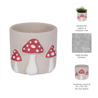 Amanita Mushroom Planter