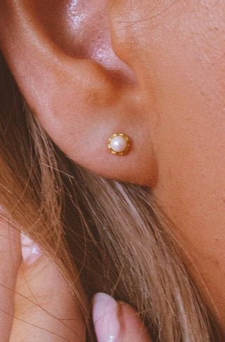 Pearl Stud Earrings