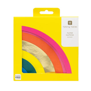 Rainbow Shaped Paper Napkins