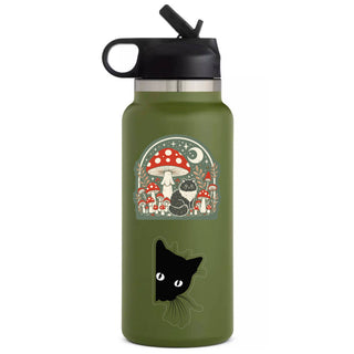 Lurking Kitty Cat Sticker