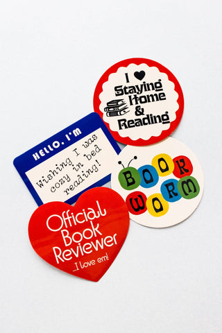 Booked and Busy Jumbo Sticker Set