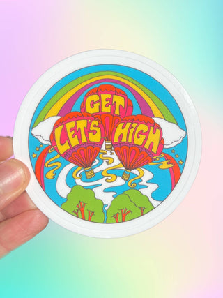 Let's Get High Sticker