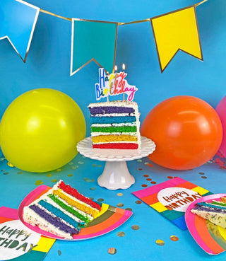 Rainbow Shaped Paper Plates