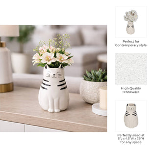 Ceramic Pretty Kitty Vase