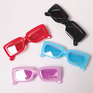Kid's Pastel Rectangular Fashion Sunglasses