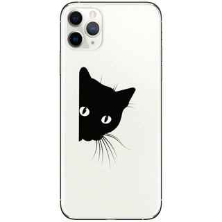 Lurking Kitty Cat Sticker