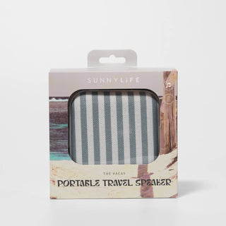 Olive Stripe Portable Travel Speaker