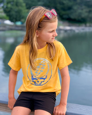 Grateful Dead Blue Stripes Stealie Toddler T