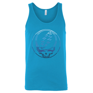 Grateful Dead Blue Stripes Stealie Unisex Tank