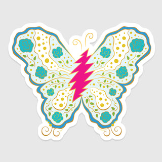 Bolt Butterfly Sticker