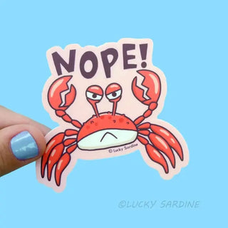 Crab "Nope" Sitcker
