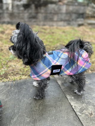 Taffy Plaid Fleece Coat