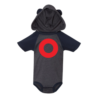 Donut Hooded Baby One Piece
