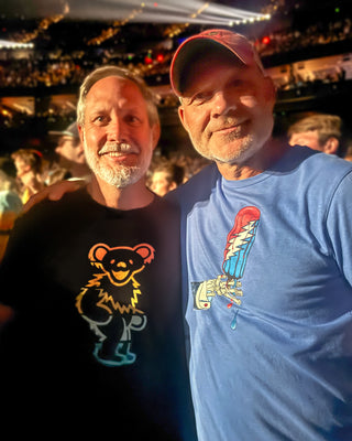 Grateful Dead Retro Stripes Big Bear Unisex T