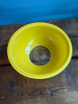Vintage Pyrex 1980s Primary Colors Clear Bottom Mixing Bowl Set