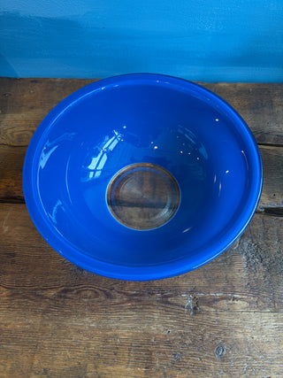 Vintage Pyrex 1980s Primary Colors Clear Bottom Mixing Bowl Set