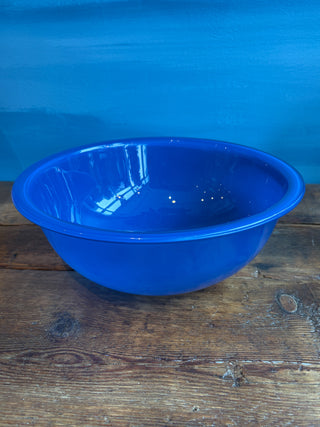 Vintage Pyrex 1980s Primary Colors Clear Bottom Mixing Bowl Set