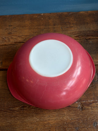 Vintage Pyrex Pink Flamingo Round 024 Casserole Dish 02