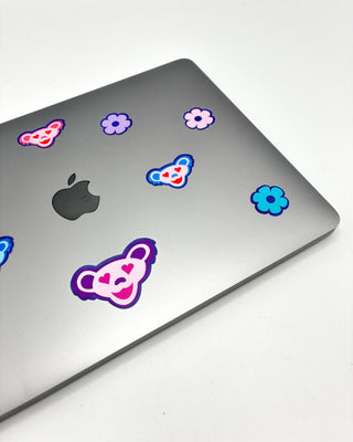 Grateful Dead Love Bear Sticker Sheet