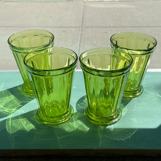 Vintage MCM Green Paneled Glasses