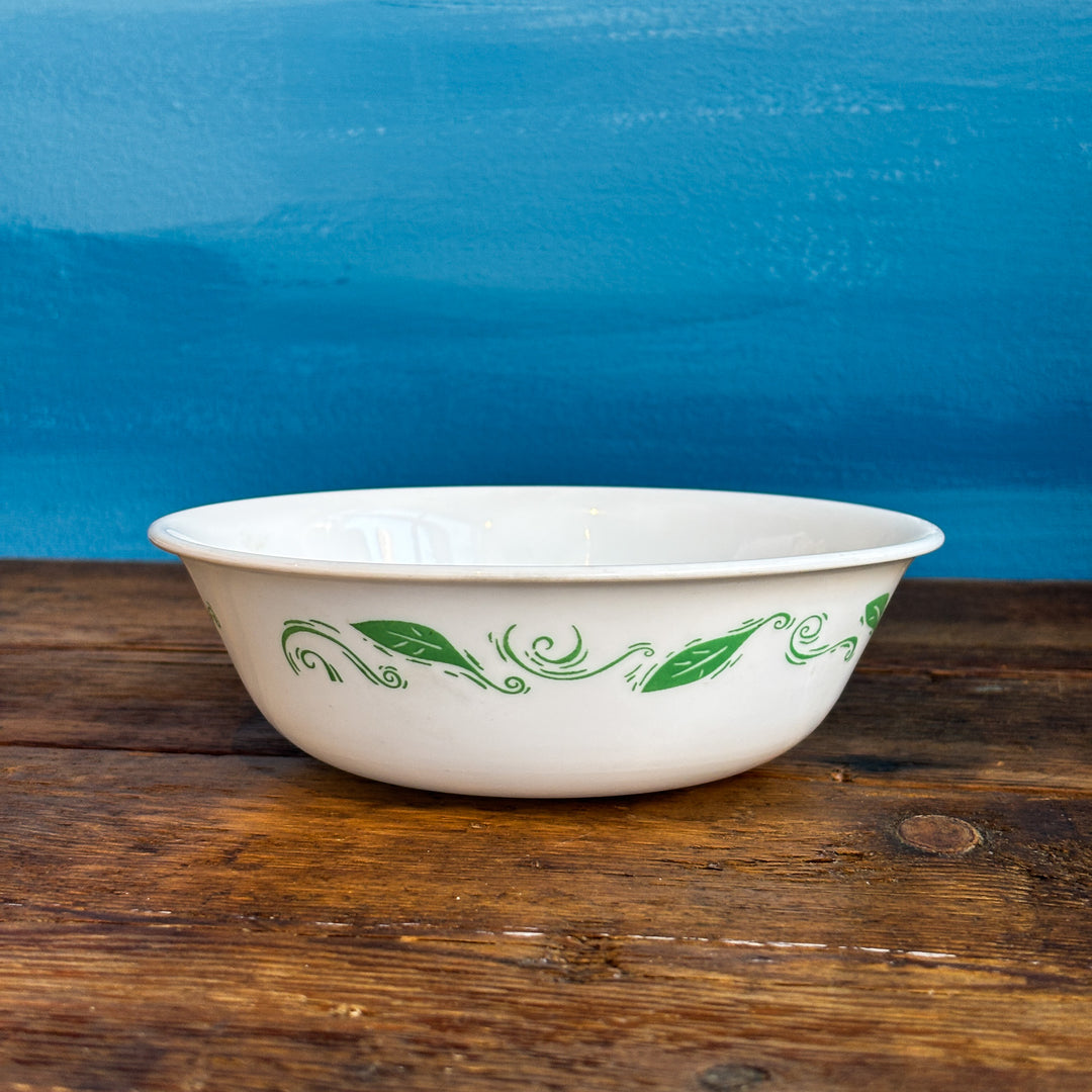 Vintage Corelle By Corning Spearmint Green Leaves Bowls – Little