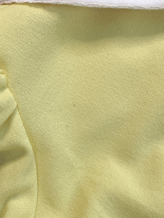 Vintage 1970s Yellow Mod Peter Pan Collar Dress
