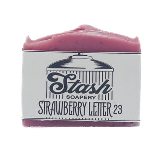 Strawberry Letter 23 Handmade Soap