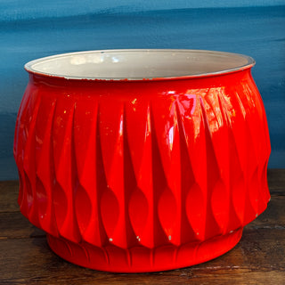 Vintage Mid-Century Jeanette Glass Company Slick and Sassy Punch Bowl Set