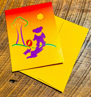 Grateful Dead Terrapin & Bear Greeting Card