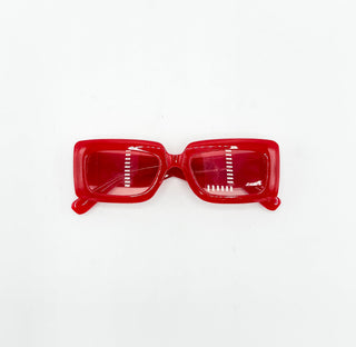 Kid's Pastel Rectangular Fashion Sunglasses