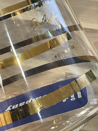 Vintage MCM Black and Gold Vintage David Douglas Flameproof Coffee Pot