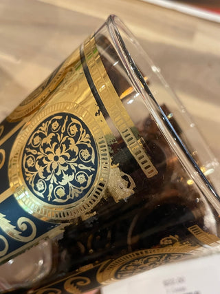 Vintage MCM 1960s Libbey “Rock of Gibraltar” Rocks Glasses