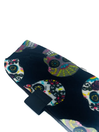 Sugar Skulls Fleece Dog Coat