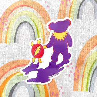 Grateful Dead Terrapin & Bear Sticker