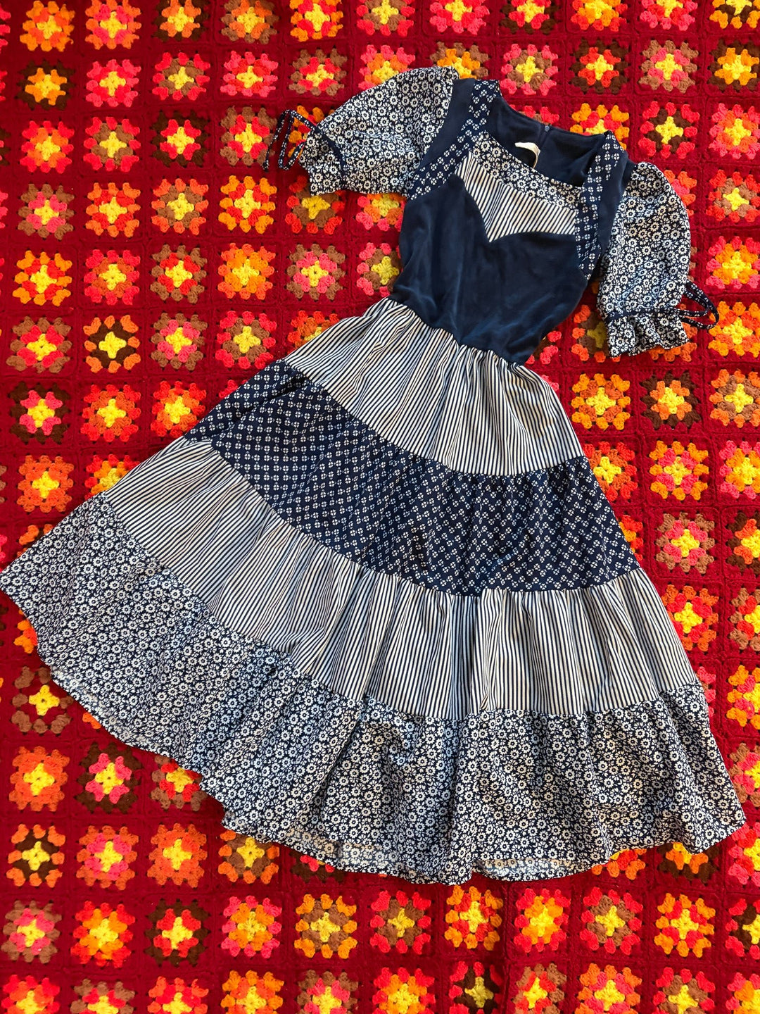 cute patchwork dress Pink Cotton Patchwork Maxi Dress - All Dresses