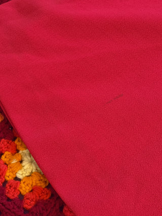 Vintage 1960s 1970s Mod Red & White Stripes Drop Waist Dress